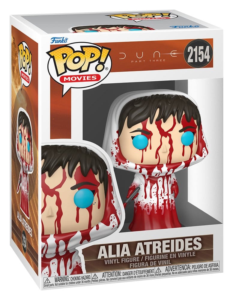 Dune: Part Three POP! Movies Vinyl Figur Alia Atreides (Bloody) 9 cm - Versand: 7 Tage nach Bestellung