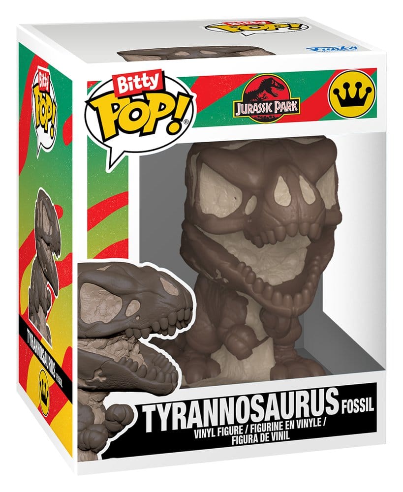 Jurassic Park Bitty POP! Vinyl Figuren 2er-Pack Tyrannosaurus Fossil & Dilophosaurus 2 cm - Preorder - ETA: 25.08.2026