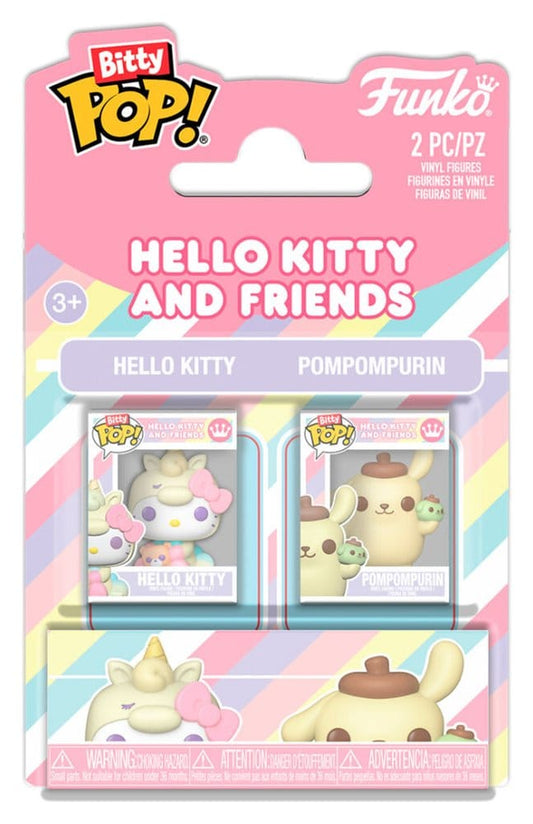 Sanrio Bitty POP! Vinyl Figuren 2er-Pack HK & PomPom 2 cm - Versand: 7 Tage nach Bestellung