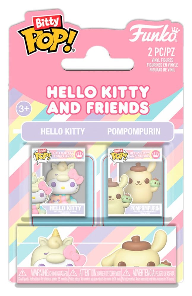 Sanrio Bitty POP! Vinyl Figuren 2er-Pack HK & PomPom 2 cm - Versand: 7 Tage nach Bestellung