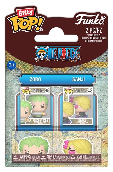 One Piece POP! Vinyl Figuren 2er-Pack Zoro & Sanji 2 cm - Preorder - ETA: 25.06.2026