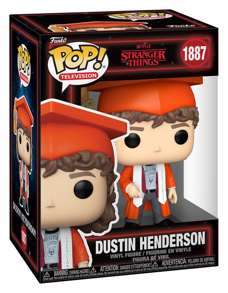 Stranger Things POP! TV Vinyl Figuren Dustin Henderson 9 cm  - Preorder - ETA: 22.12.2026