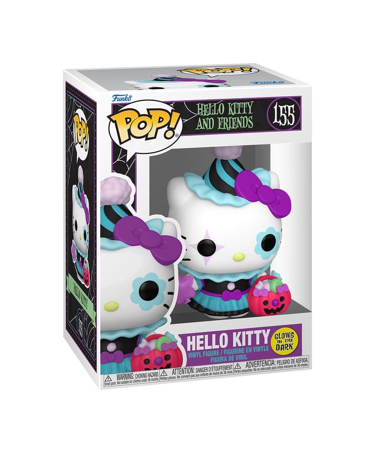 Sanrio POP! Animation Vinyl Figuren : Hello Kitty- HK Spooky with Chase 9 cm Sortiment (6) - Preorder - ETA: 16.07.2026