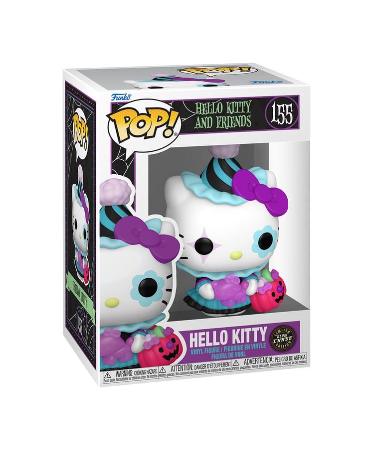 Sanrio POP! Animation Vinyl Figuren : Hello Kitty- HK Spooky with Chase 9 cm Sortiment (6) - Preorder - ETA: 16.07.2026