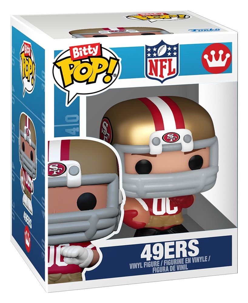 NFL Bitty POP! Helmets Vinyl Figuren NFC Series 1 Sortiment (12) - Preorder - ETA: 25.07.2026