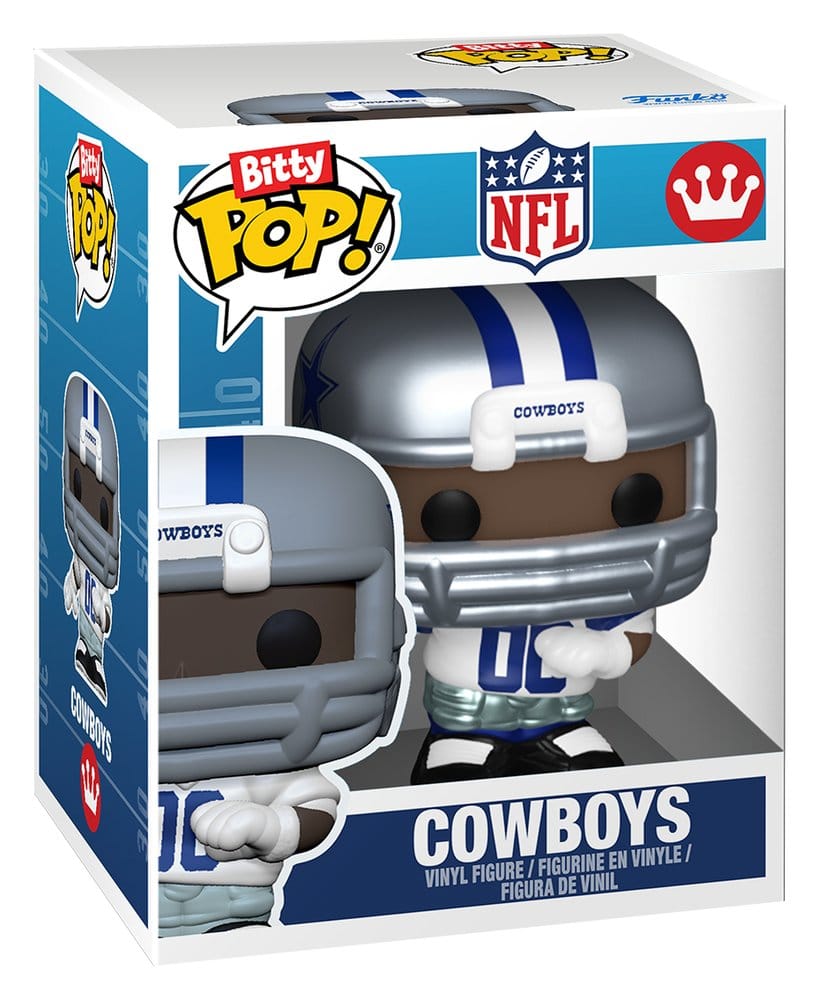 NFL Bitty POP! Helmets Vinyl Figuren NFC Series 1 Sortiment (12) - Preorder - ETA: 25.07.2026