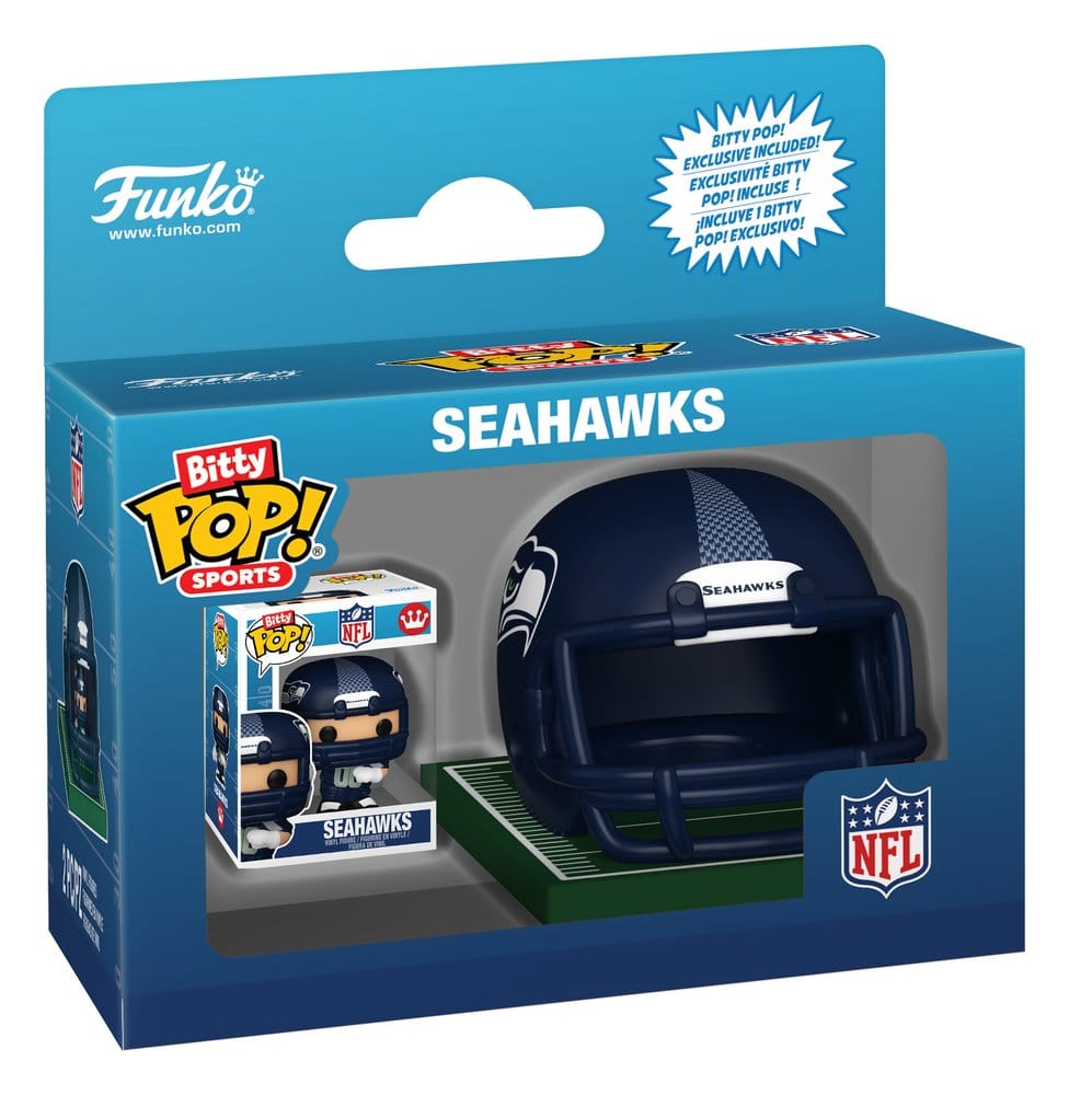 NFL Bitty POP! Helmets Vinyl Figuren NFC Series 1 Sortiment (12) - Preorder - ETA: 25.07.2026