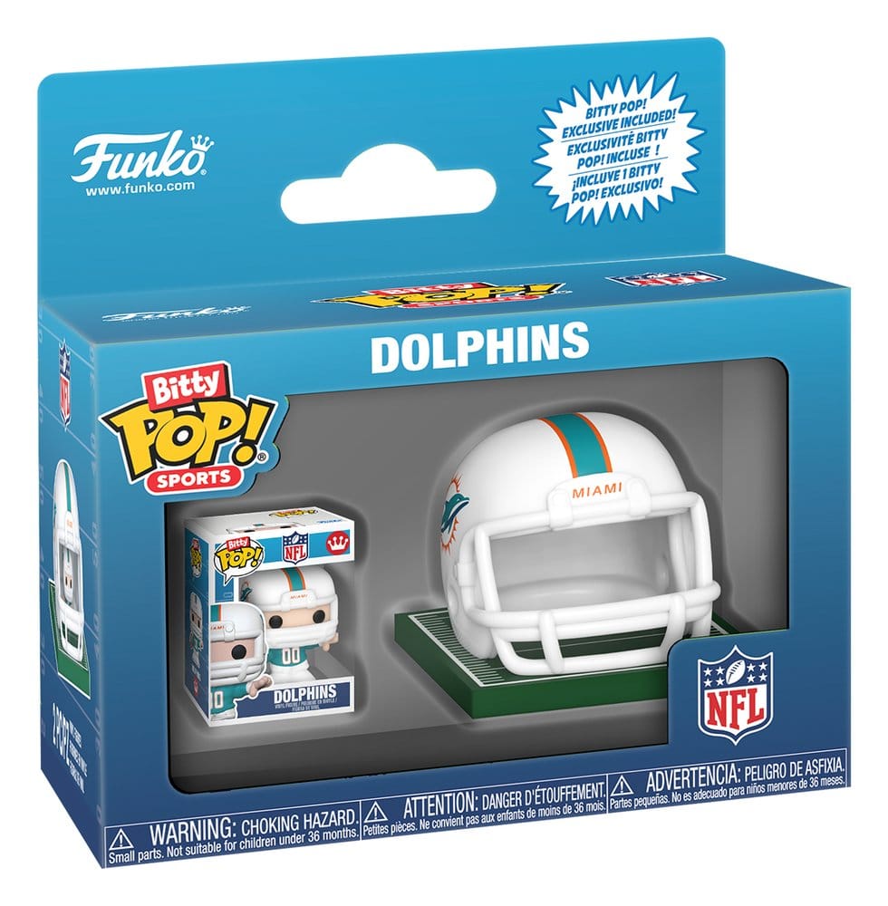 NFL Bitty POP! Helmets Vinyl Figuren AFC Series 1 Sortiment (12) - Preorder - ETA: 25.07.2026