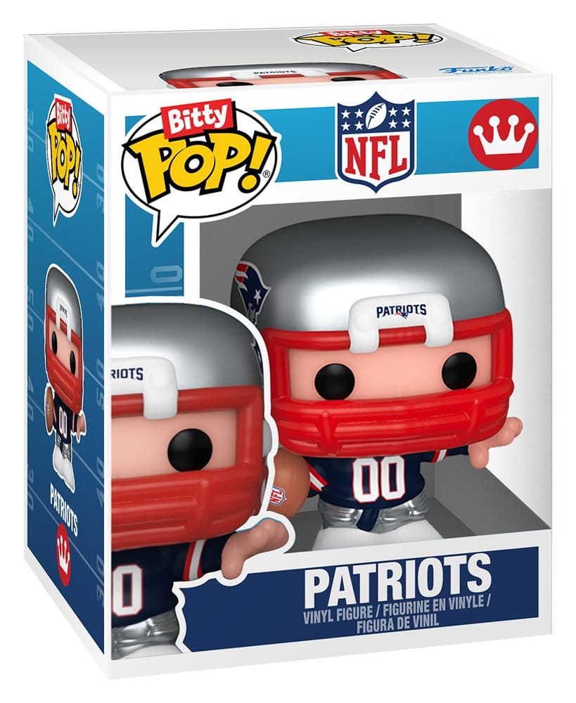NFL Bitty POP! Helmets Vinyl Figuren AFC Series 1 Sortiment (12) - Preorder - ETA: 25.07.2026