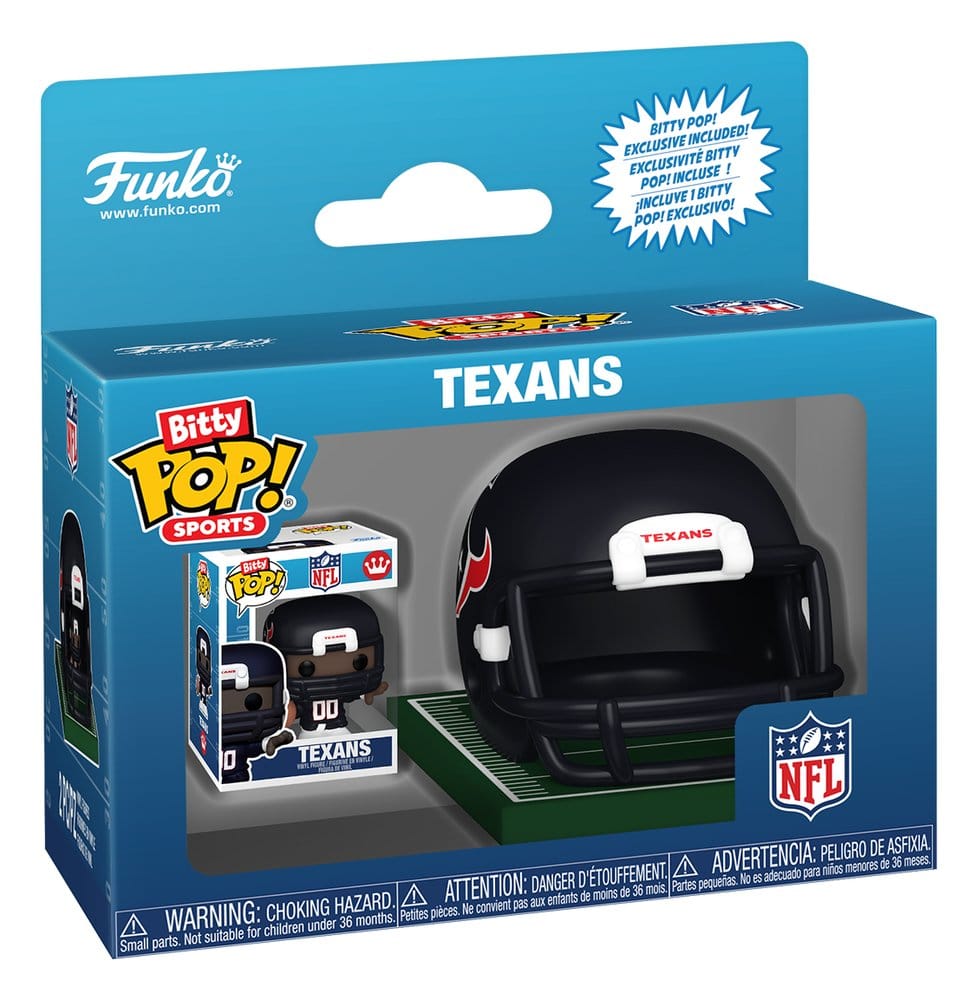 NFL Bitty POP! Helmets Vinyl Figuren AFC Series 1 Sortiment (12) - Preorder - ETA: 25.07.2026