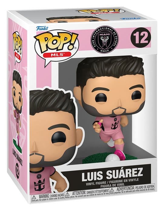 EFL POP! MLS Vinyl Figur Inter Miami CF - Luis Suarez (Pink) 9 cm - Preorder - ETA: 09.07.2026
