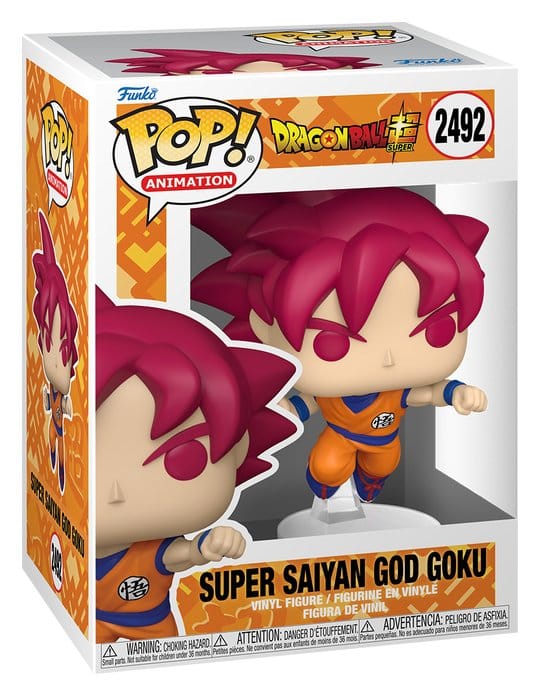 Dragon Ball Super POP! Animation Vinyl Figur Goku (Red) 9 cm - Preorder - ETA: 25.09.2026