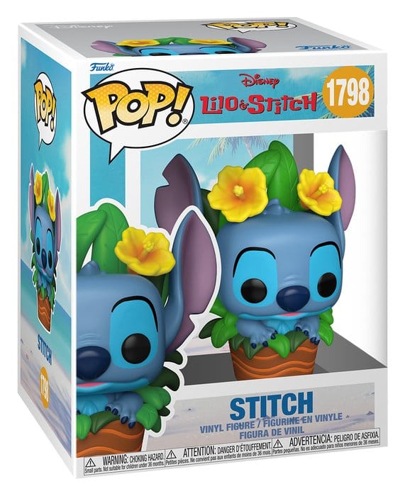 Lilo & Stitch POP! Premium Vinyl Figur Stitch (Plants) 9 cm - Preorder - ETA: 26.11.2026