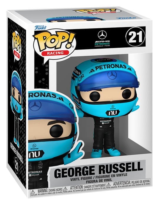 Formular 1 POP! Racing Vinyl Figur Mercedes Benz - George Russell (T-Pose) 9 cm - Preorder - ETA: 19.11.2026
