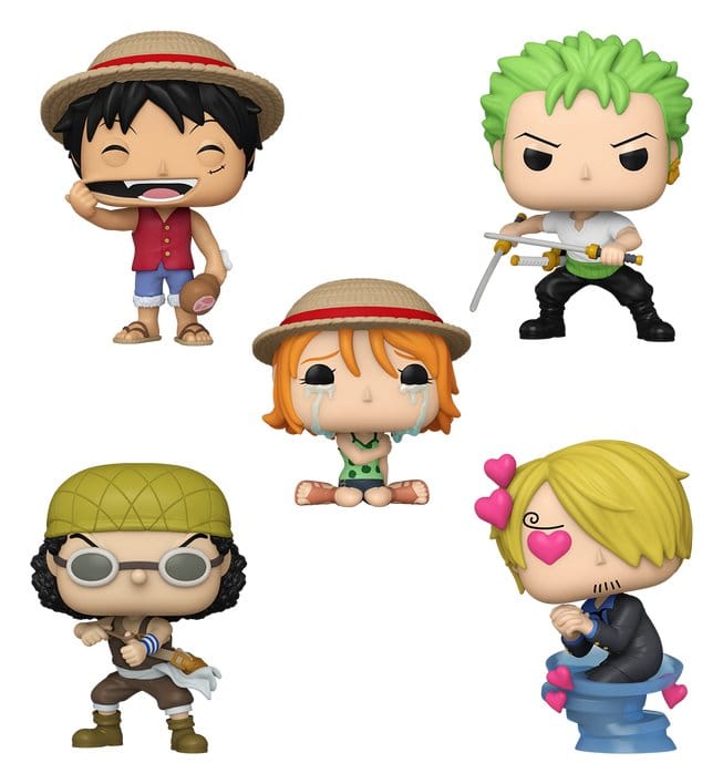 One Piece POP! Vinyl Figuren 5er-Pack Black Friday Bundle 9 cm - Versand: 7 Tage nach Bestellung