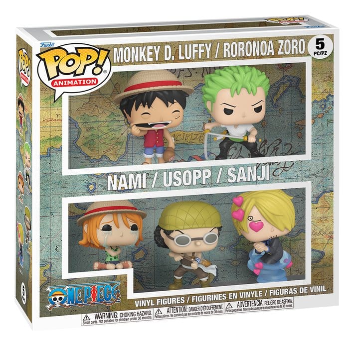 One Piece POP! Vinyl Figuren 5er-Pack Black Friday Bundle 9 cm - Versand: 7 Tage nach Bestellung