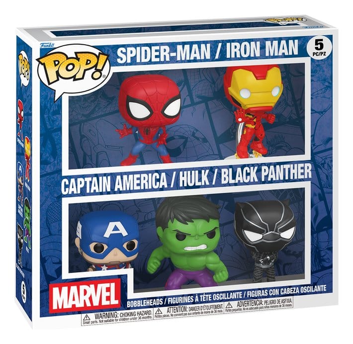 Marvel POP! Vinyl Figuren 5er-Pack Bundle 9 cm - Versand: 7 Tage nach Bestellung