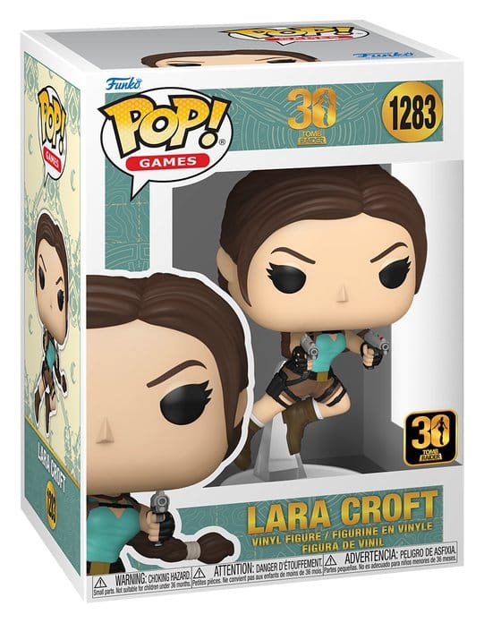 Tomb Raider POP! Games Vinyl Figur Lara Croft (30th Anniversary) 9 cm - Preorder - ETA: 25.09.2026