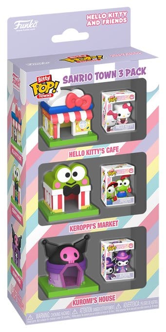 Sanrio Bitty POP! Towns Vinyl Figuren 3er-Pack SanrioTown - Preorder - ETA: 25.10.2026