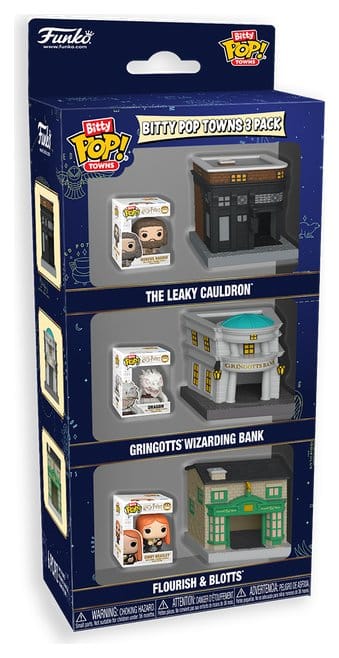 Harry Potter Bitty POP! Towns Vinyl Figuren 3er-Pack Diagon Alley  - Preorder - ETA: 25.10.2026