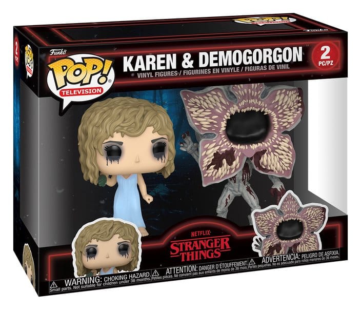 Stranger Things POP! Vinyl Figuren 2er-Pack Karen & Demogorgon 2 cm - Preorder - ETA: 19.11.2026