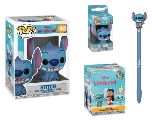 Lilo & Stitch POP! Vinyl Figuren 4er-Pack Stitch Black Friday Bundle 9 cm - Versand: 7 Tage nach Bestellung