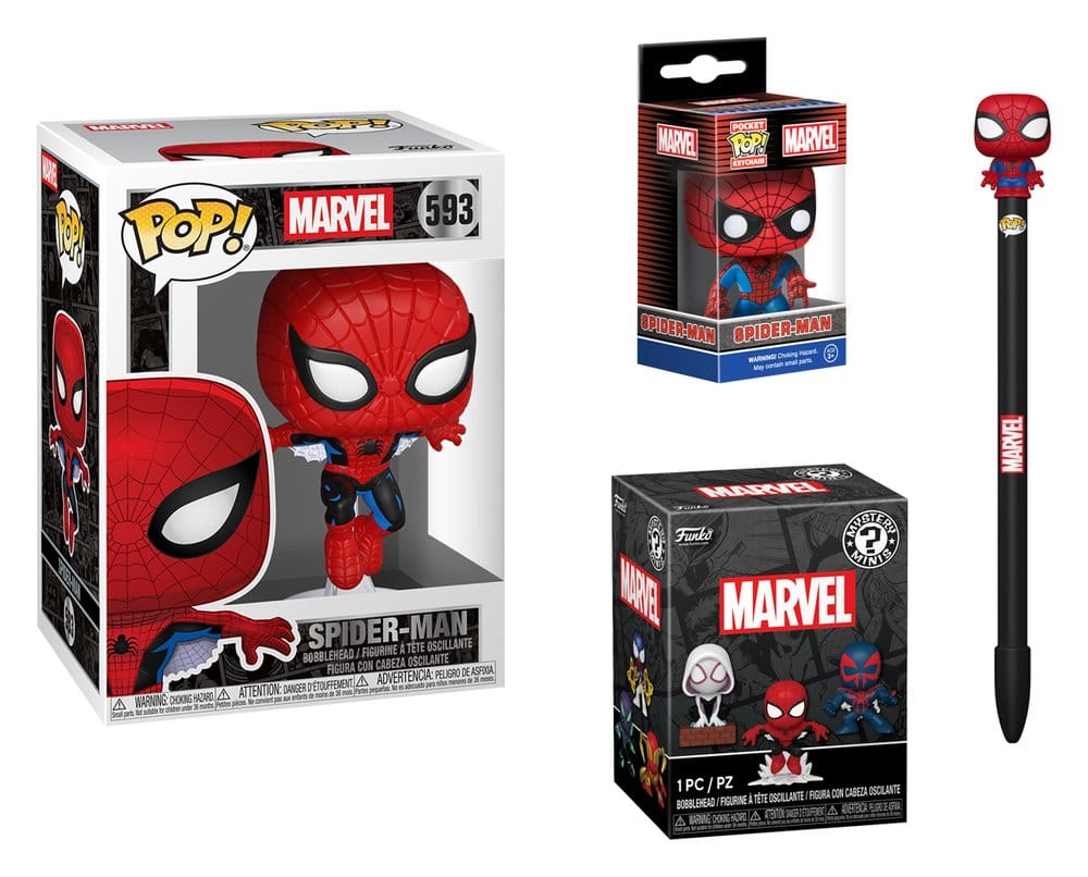 Marvel POP! Vinyl Figuren 4er-Pack Spider-Man Black Friday Bundle 9 cm - Versand: 7 Tage nach Bestellung