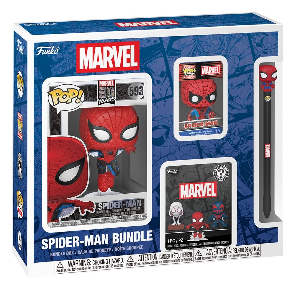 Marvel POP! Vinyl Figuren 4er-Pack Spider-Man Black Friday Bundle 9 cm - Versand: 7 Tage nach Bestellung
