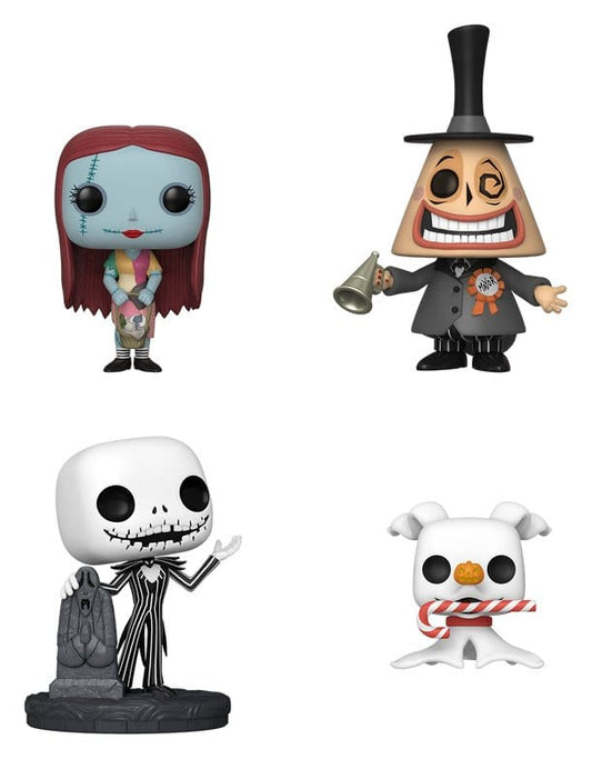 Nightmare Before Christmas POP! Disney Vinyl Figuren 4-Pack Black Friday Bundle 9 cm - Versand: 7 Tage nach Bestellung
