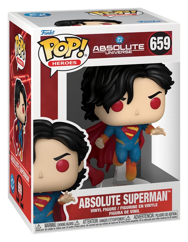 DC Comics POP! Comics Vinyl Figur Absolute Superman with Chase 9 cm Sortiment (6) - Preorder - ETA: 25.01.2027