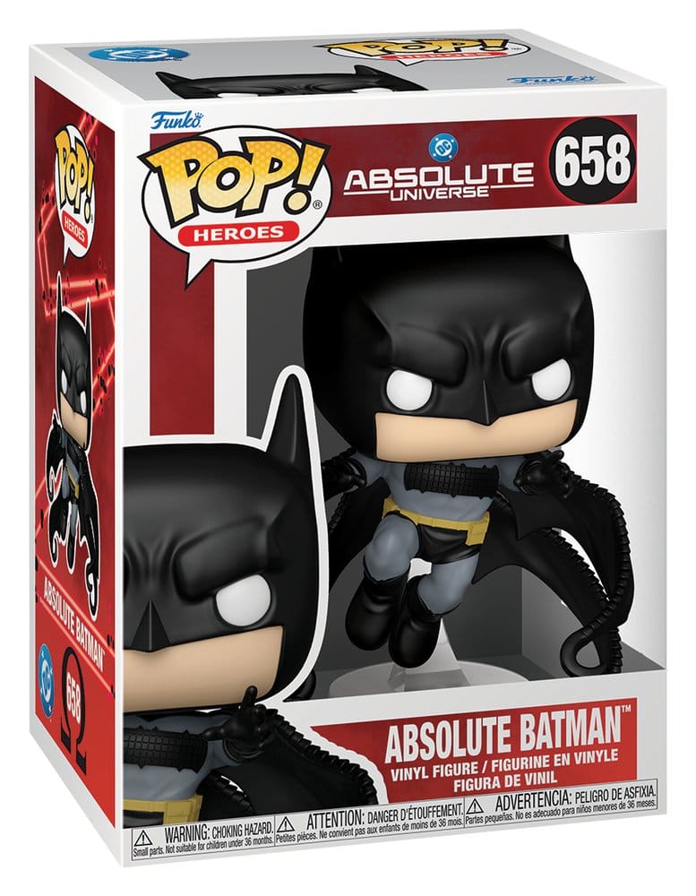 DC Comics POP! Comics Vinyl Figur Absolute Batman with Chase 9 cm Sortiment (6) - Preorder - ETA: 25.01.2027