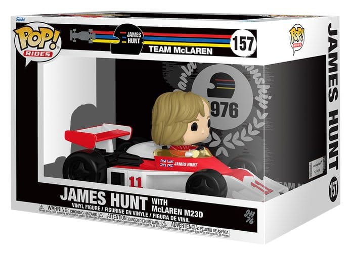 Formel 1 POP! Rides Super Deluxe Vinyl Figur McLaren- Hunt ('76) 15 cm - Preorder - ETA: 25.11.2026