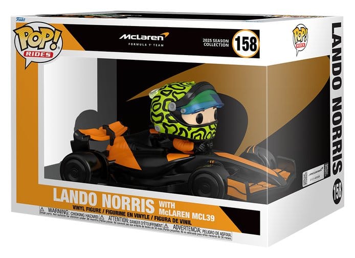 Formel 1 POP! Rides Super Deluxe Vinyl Figur McLaren- Norris 15 cm - Preorder - ETA: 25.11.2026