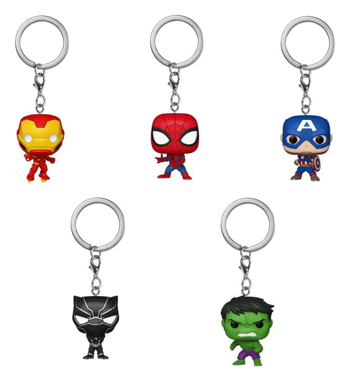 Marvel Comics POP! Vinyl Schlüsselanhänger 4 cm Display (12) - Preorder - ETA: 24.08.2026