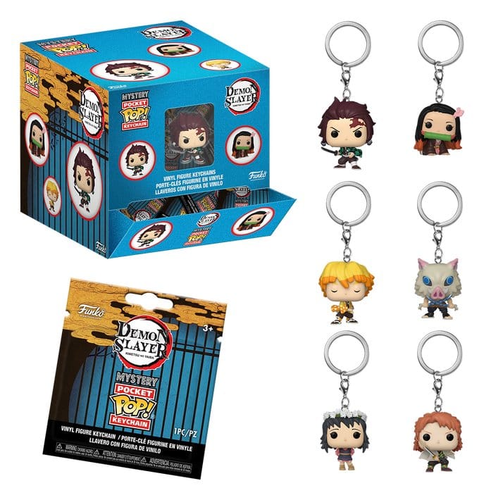 Demon Slayer: Kimetsu no Yaiba POP! Vinyl Schlüsselanhänger 4 cm Display (12) - Preorder - ETA: 25.12.2026