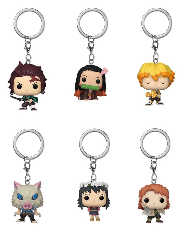 Demon Slayer: Kimetsu no Yaiba POP! Vinyl Schlüsselanhänger 4 cm Display (12) - Preorder - ETA: 25.12.2026