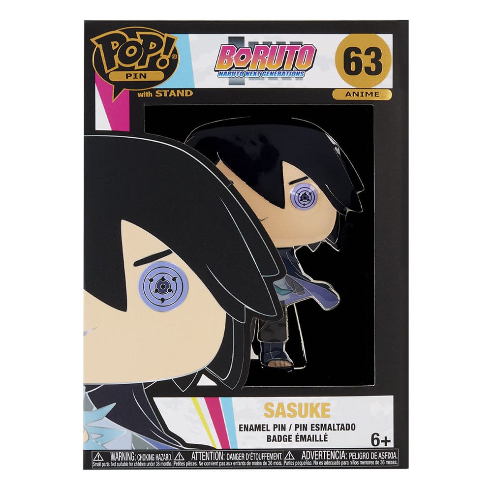 Boruto: Naruto Next Generations Loungefly POP! Pin Ansteck-Pin Sasuke 10 cm  - Versand: 5-7 Tage nach Bestellung