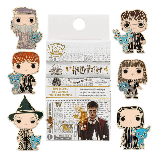 Harry Potter Loungefly POP! Pin Ansteck-Pins Eaches 4 cm Sortiment (12) - Versand: 7 Tage nach Bestellung