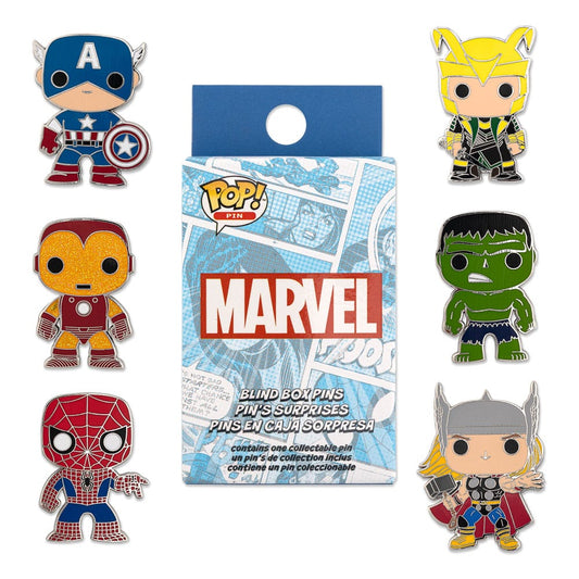 Marvel Loungefly POP! Pin Ansteck-Pins Group 3 cm Sortiment (12) - Preorder - ETA: 29.08.2026