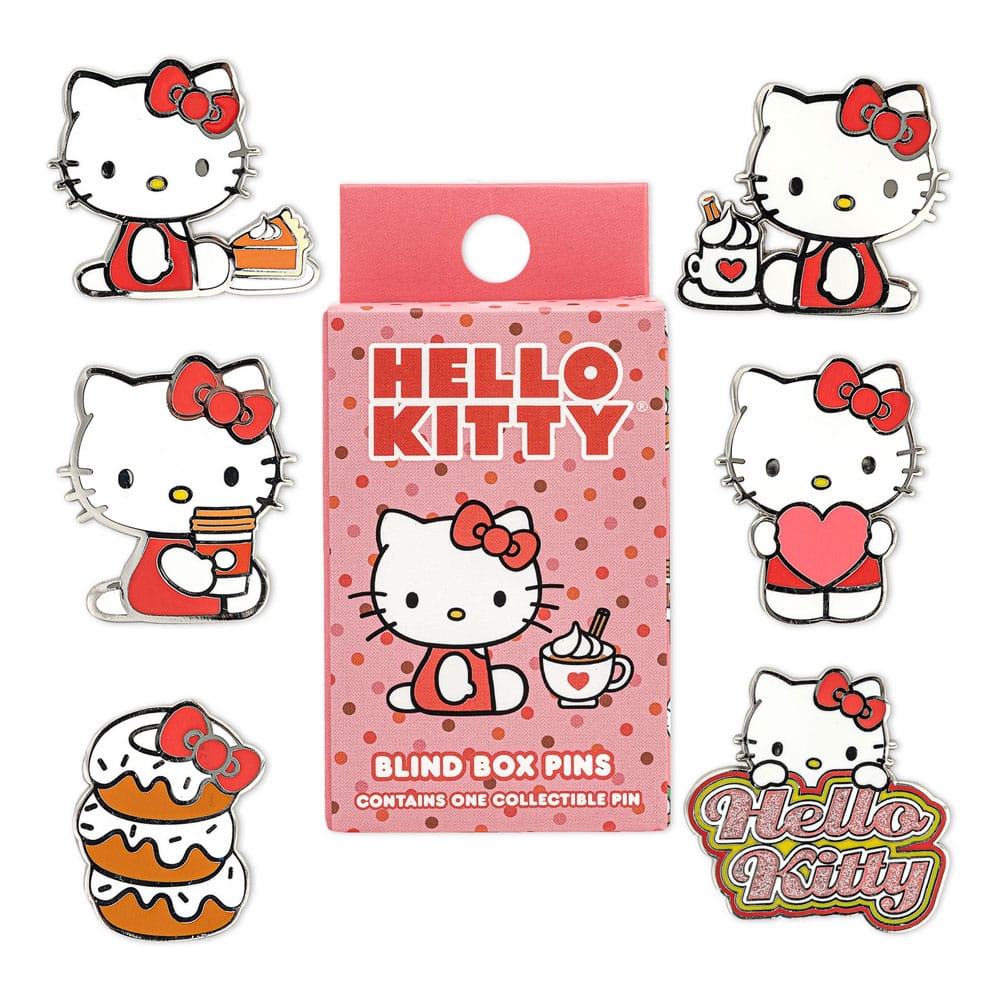 Hello Kitty POP! Pin Ansteck-Pins Characters 3 cm Sortiment (12) - Preorder - ETA: 03.01.2026
