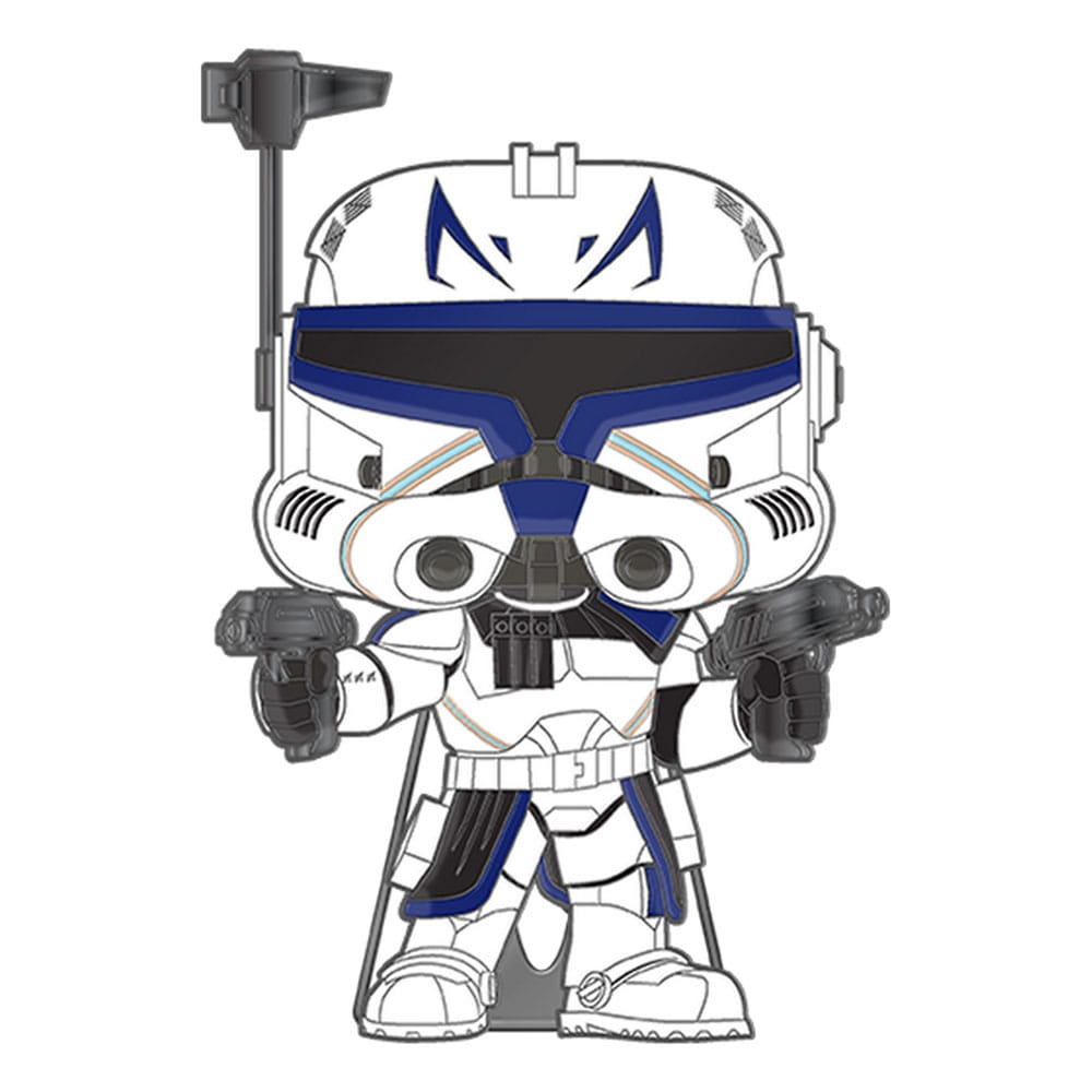 Star Wars Clone Wars Loungefly POP! Pin Ansteck-Pin Captain Rex (Glow-in-the-Dark) 10 cm - Preorder - ETA: Ende 02.2025