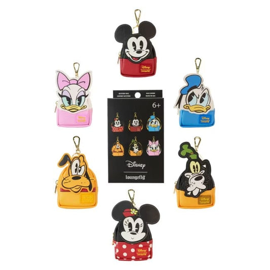 Mickey and friends by Loungefly Schlüsselanhänger Mini Backpack Blind Box Sortiment (15) - Versand: 5-7 Tage nach Bestellung