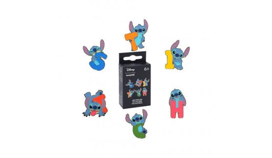 Lilo & Stitch by Loungefly Ansteck-Pins Blind Box Letters and Poses Display (18) - Versand: 7 Tage nach Bestellung