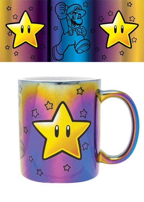 Super Mario Metallic Tasse Star Power - Versand: 7 Tage nach Bestellung