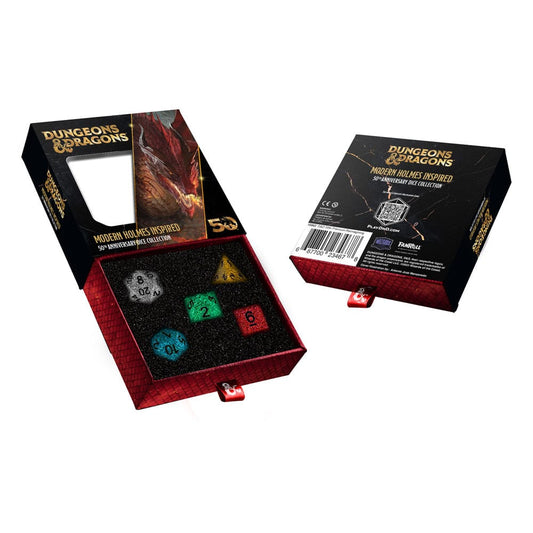Dungeons & Dragons Würfel Set 50th Anniversary: Modern Holmes Inspired - Versand: 5-7 Tage nach Bestellung