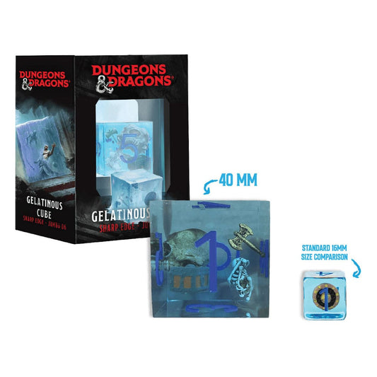 Dungeons & Dragons Jumbo Würfel Gelatinous Cube 4 cm  - Versand: 7 Tage nach Bestellung
