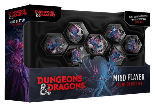 Dungeons & Dragons Monsters Resin Inclusion Würfel Set Mind Flayer (7) - Preorder - ETA: 20.09.2026