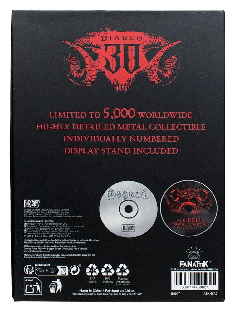 Diablo Replik 30th Anniversary CD-ROM Limited Edition 11 cm - Preorder - ETA: 25.03.2027