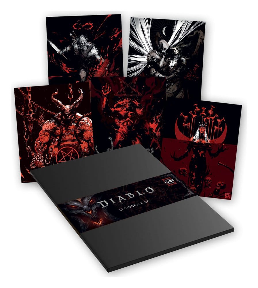 Diablo Kunstdruck Set of Five Limited Edition 36 x 28 cm - Preorder - ETA: 28.12.2026