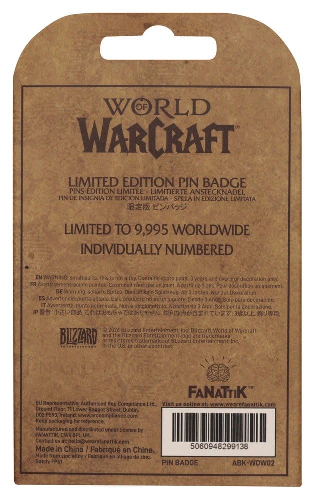 World of Warcraft Ansteck-Pin Pepe Limited Edition - Preorder - ETA: 23.10.2026